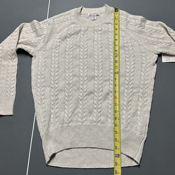 NWT Athleta Hawthorn Textured Crew Sweater - Size XXS - Picture 11 of 12